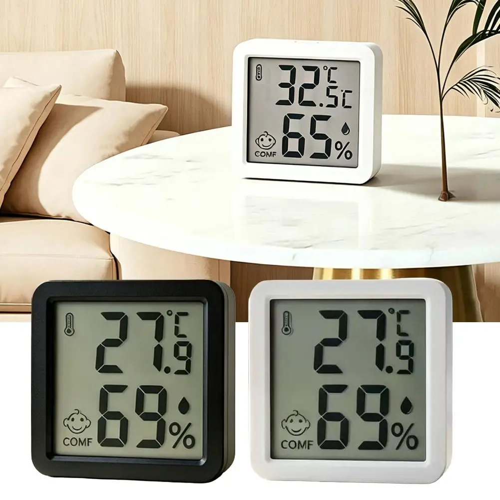 Digital Thermometer Hygrometer Mini LCD Indoor Room Temperature Humidity Meter Sensor Gauge For Room Home