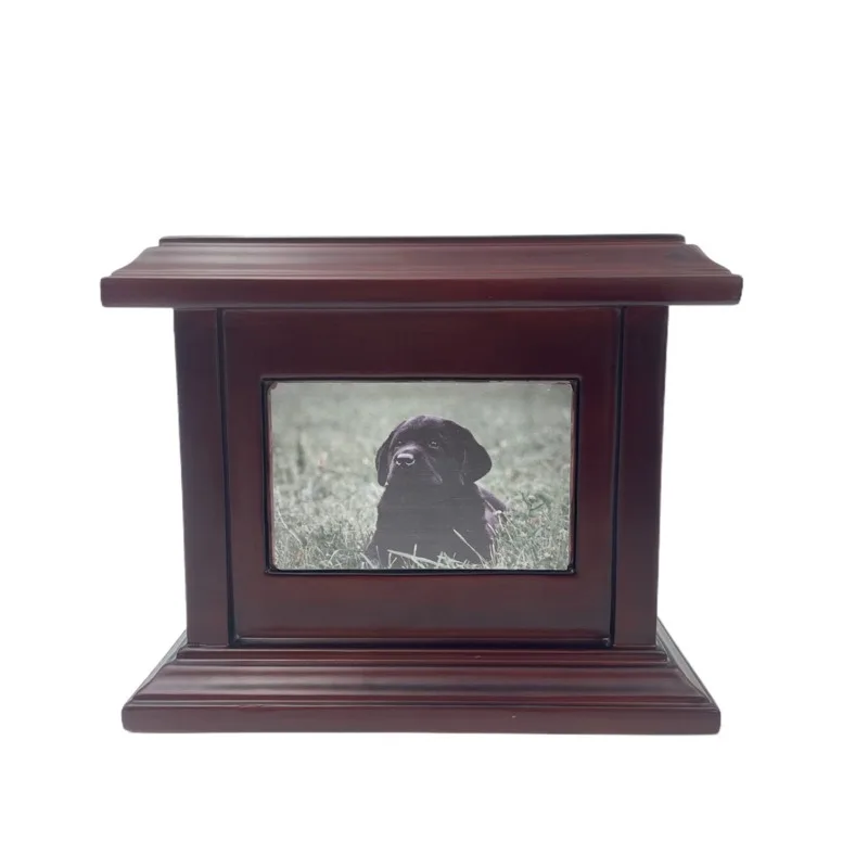 

Pet wooden commemorative urn