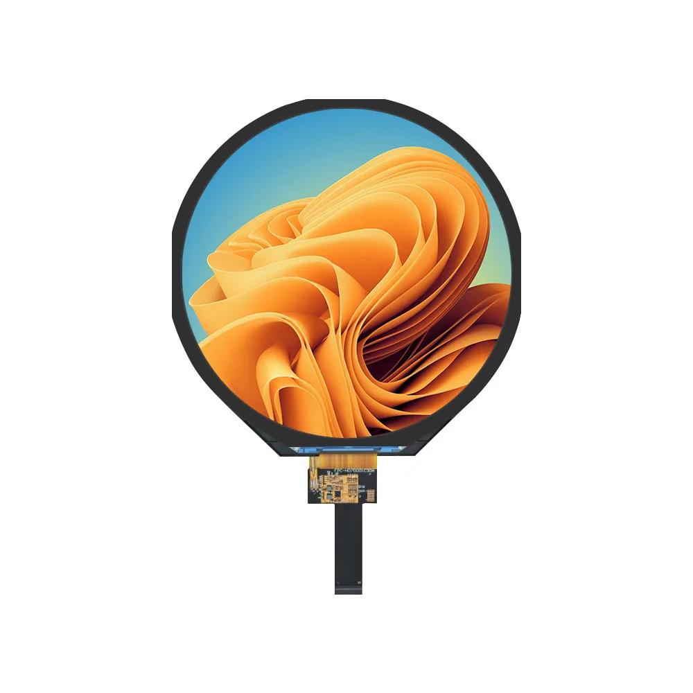 7 Inch Round LCD Screen TFT Circular Display IPS 1080x1080 MIPI Interface 500nits High Brightness Panel With HDMI Driver Board
