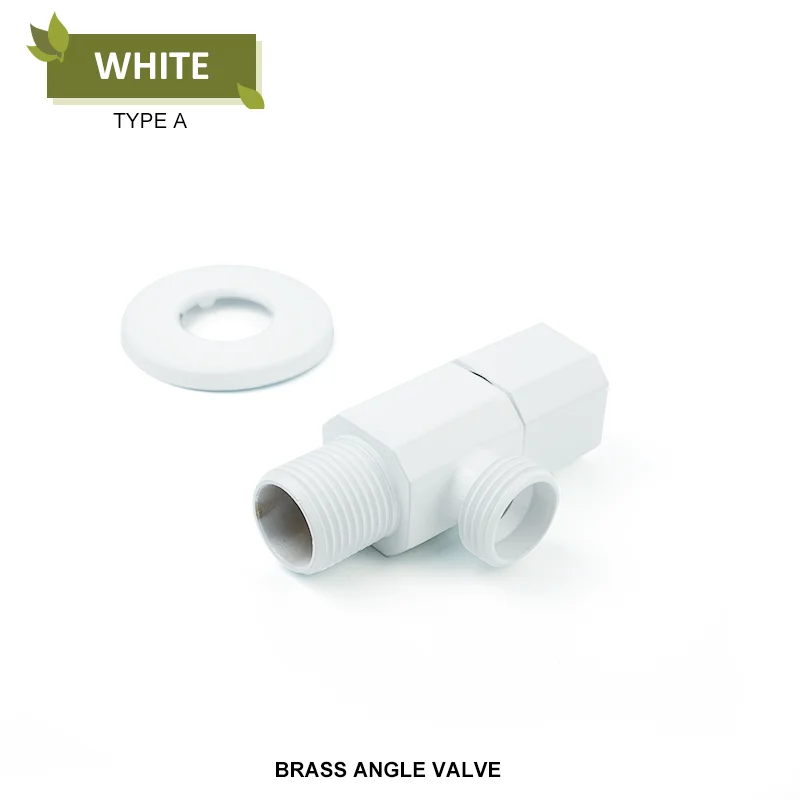 All-Copper Thickened Angle Valve, Dish Plate, Hot and Cold Water Valve, Toilet Stop Valve, One-In, Two-Out, Three-Way Angle Valv