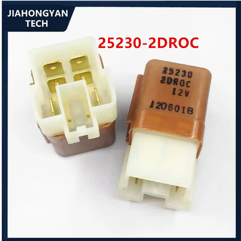 2PCS Original 25230-2DROC Automotive Electronic Fan Headlight 6-pin Relay