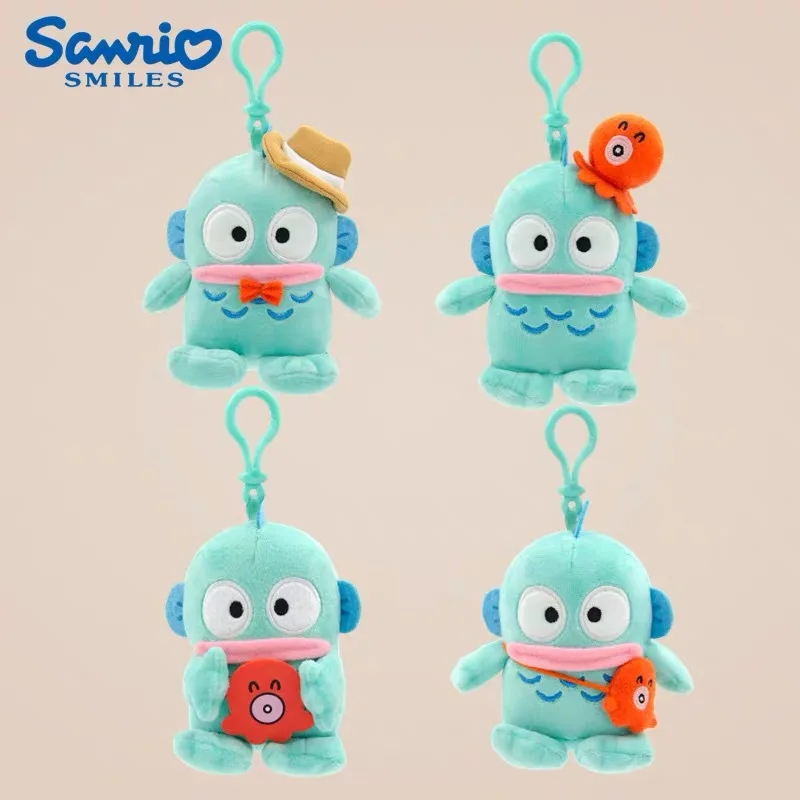 Genuine Half-fish Man Sanrio Small Pendant Charm Doll Bag Ugly Fish Hanton Doll Ugly Cute