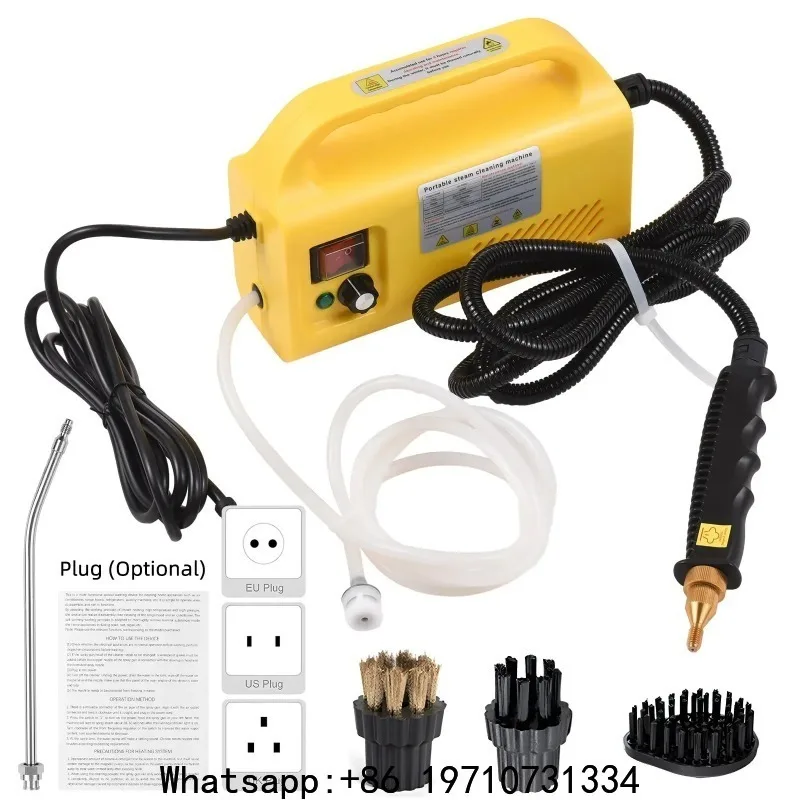 2600W High Temperature Steam Cleaner Portable Sterilization Pressure Jet Washer Machine for Home Car Kitchen Air Conditioner