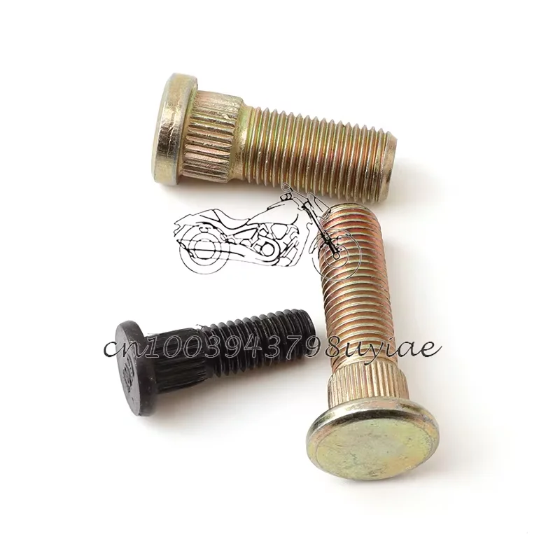 برغي بلوحة ضغط لولبية ، تشغيل مفتاح M10 M12 ، مسمار محوري ، فولاذ ، مركبة ATV ، UTV ، كارت ، أجزاء دراجة رباعية ، 4 لكل قطعة #5