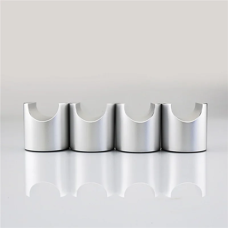 M05K 8Pcs HIFI Cable Stand Booster Holder Support Frame Anti-Shock Foot Multi-Function Speaker Cable Trailing Pad Silver