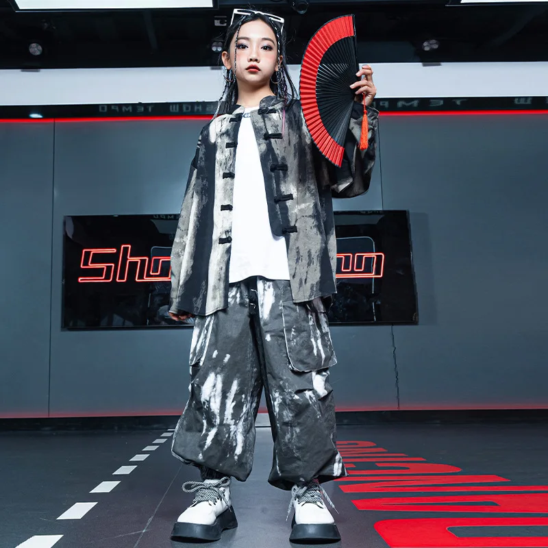 Children's performance costumes with Chinese style, kindergarten cheerleading dance costumes, elementary school class uniforms,