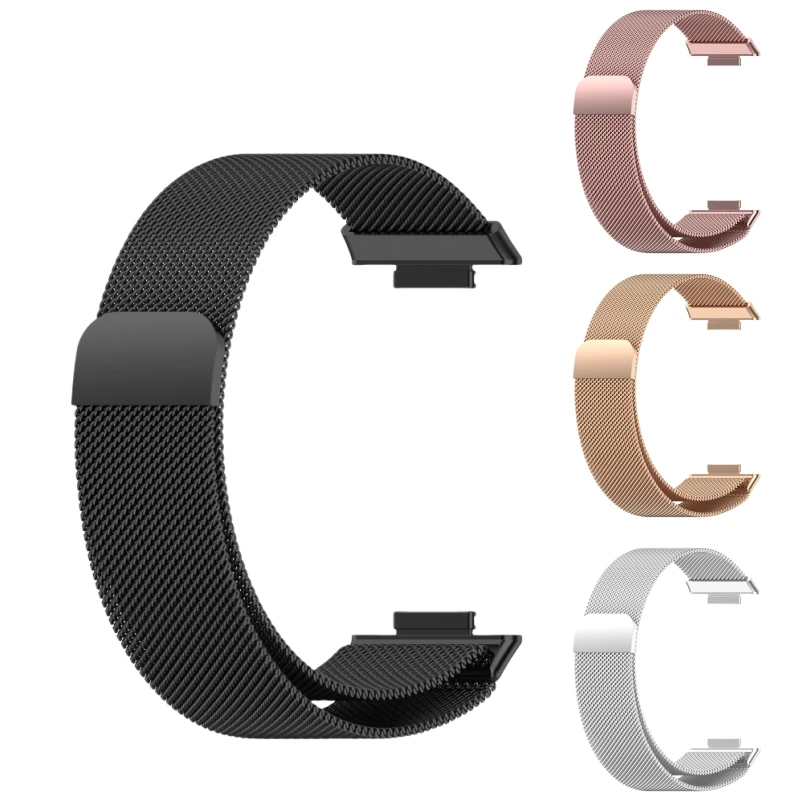 

Модный миланский ремешок-петля для часов Huawei Fit 3/2/1, металлический магнитный браслет Correa для часов Huawei fit3/2/1, аксессуары