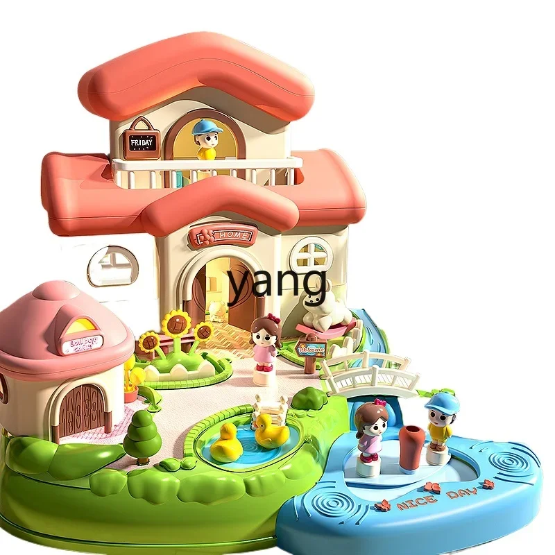 

CX Children's Magnetic Play House Toys Girls Puzzle Cabin