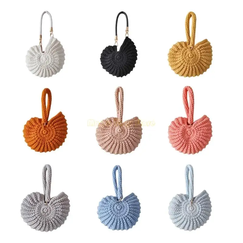 

X90D Women's Hoboes Toted Bags Handbags Bag Ladies Clutches Purses Top Handle Bags Handwoven Seashells Bag