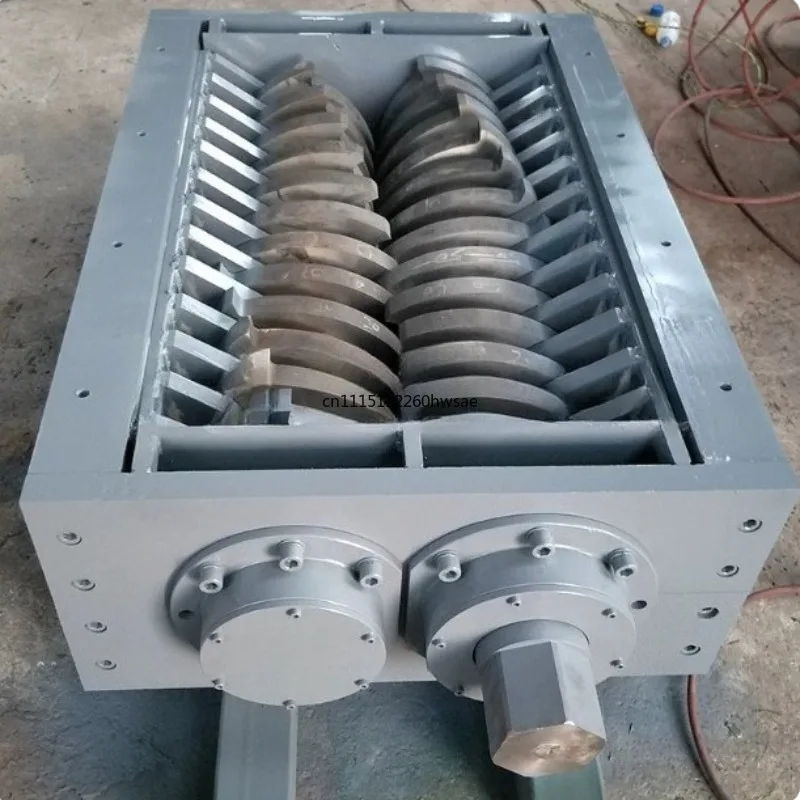 Double Shaft Shredder Blade Box Shredding Chamber for Plastic Wood Metal Rubber Waste Recycling Machine Spare Parts