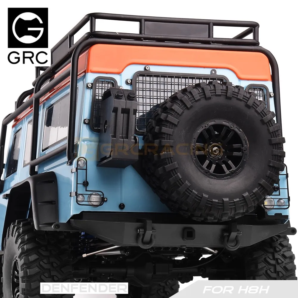 GRC H8H Defender Edelstahl Rücklicht Abdeckung Simulation Auto Shell Schutz Metall Blatt #   G190NS/NB