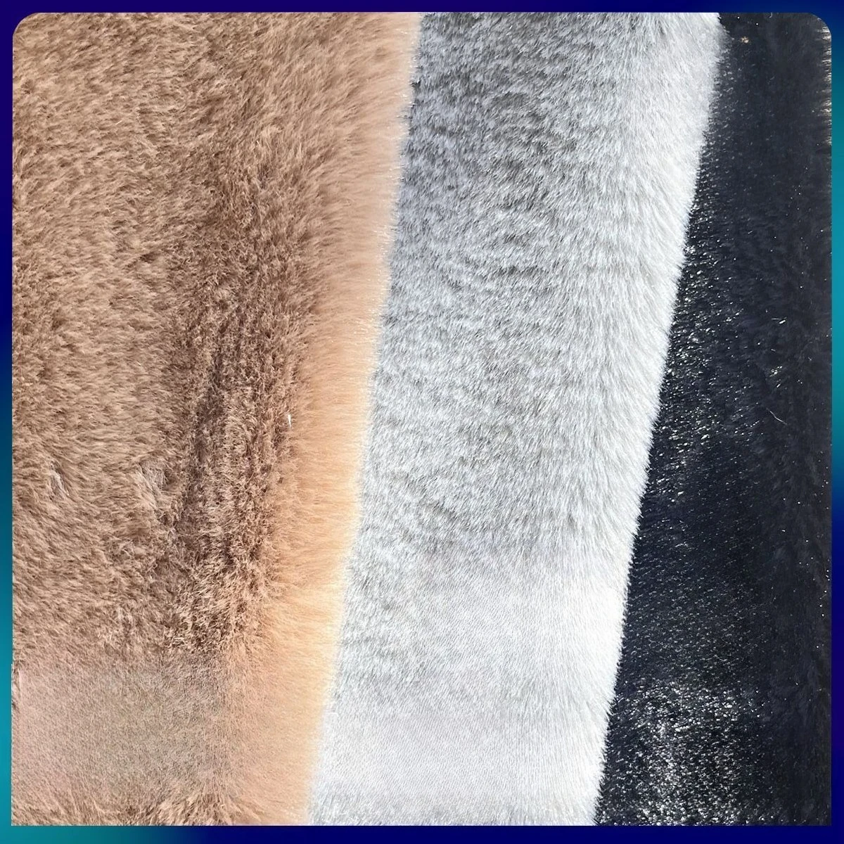 Tissu élastique en fourrure de lapin à quatre côtés, pour vêtements de bête ajustés, visage spécial, griffes d'animaux, bricolage, tissu en peluche, fourrure courte