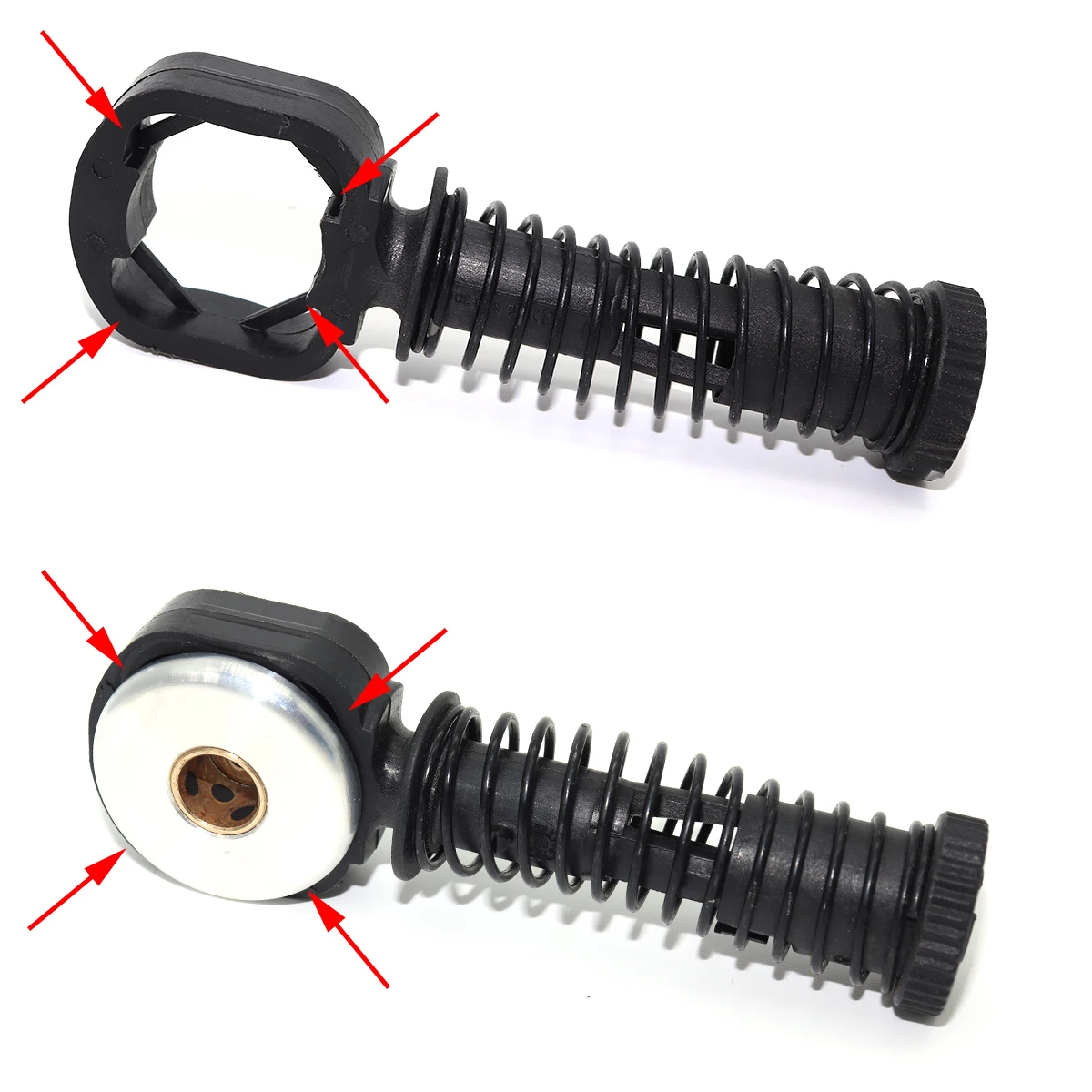 For Audi A1 8X A3 8L 8P 8/10MM Upgrade Manual Gear Shift Cable End Rod Linkage Selector Lever Pivot Bushing W/Lock Washer Clip - view 5