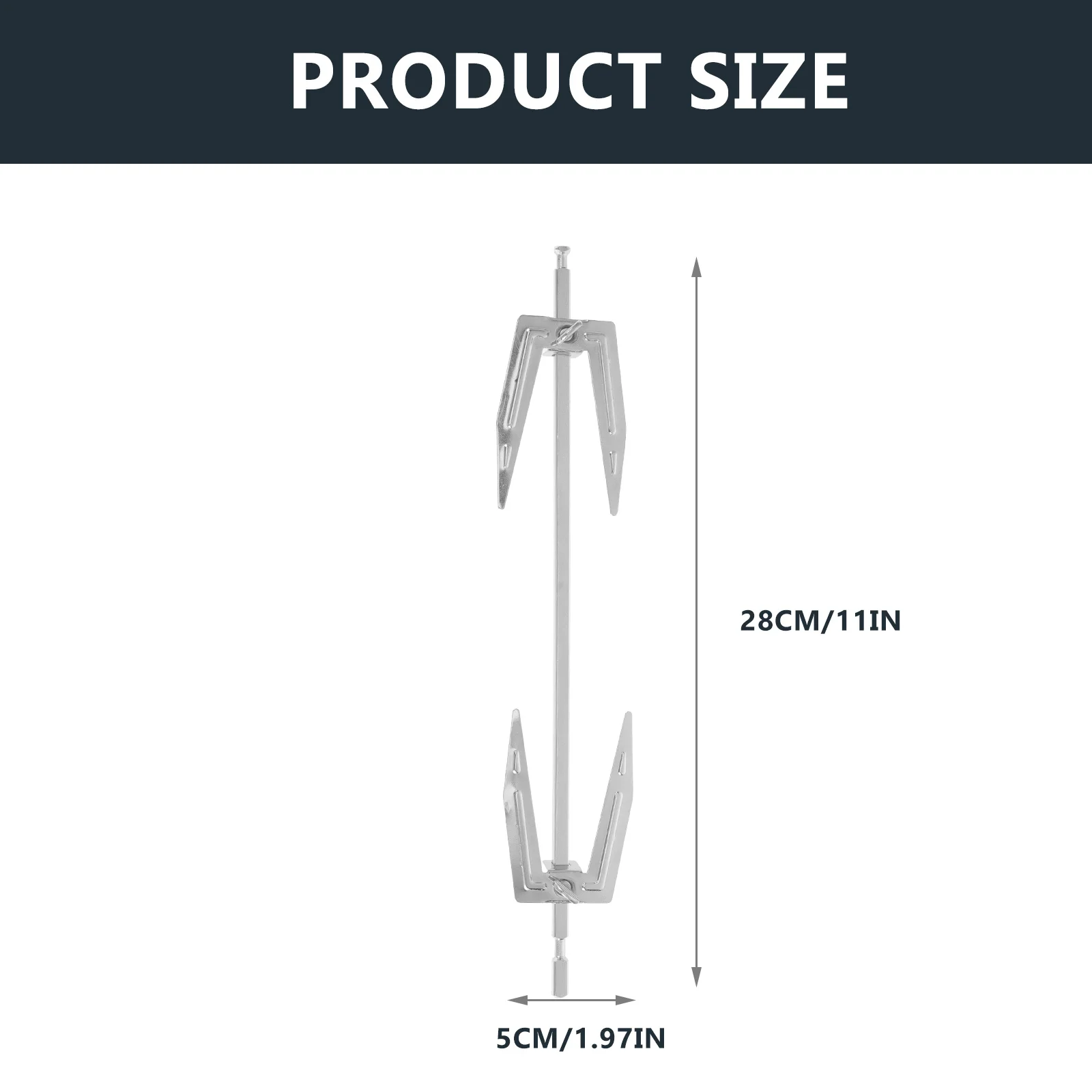 

1 Set Of Stainless Steel Rotating Chicken Roast Fork Bbq Tool For Grilling Whole Chicken Turkey Fish Meat Outdoor Barbecue Oven