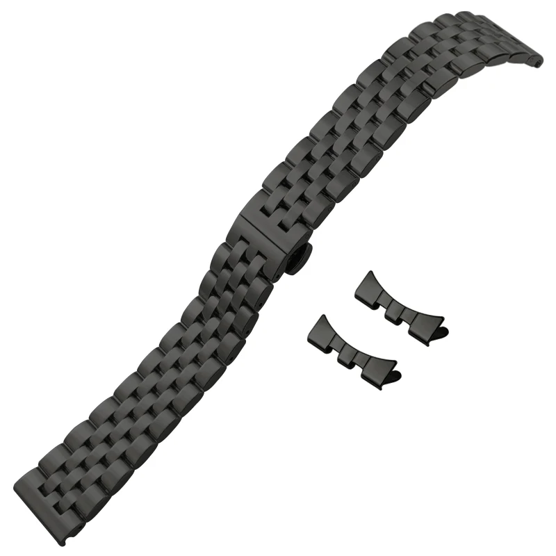 Curved End Stainless Steel Watch Strap 10mm 12mm 14mm 16mm 18mm 20mm 22mm 24mm for Tissot SEIKO IWC MIDO Hamilton Watch Strap