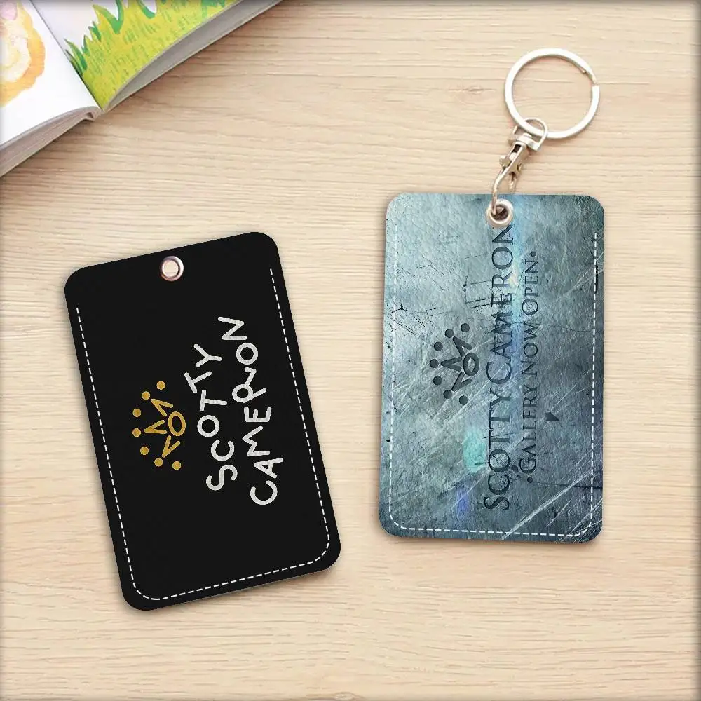 

S-Scotty Logo C-Cameron Personalised Print Card Holder Suitable For Holder Girls Door Card Case Women Badge Holder Keychain