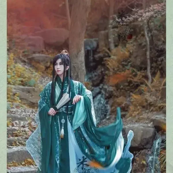 Chinese TV Series TGCF Tian Guan Ci Fu Xie Lian Hua Cheng Cosplay Costume QiRong Qi Rong Cos Dress Hanfu Full Set