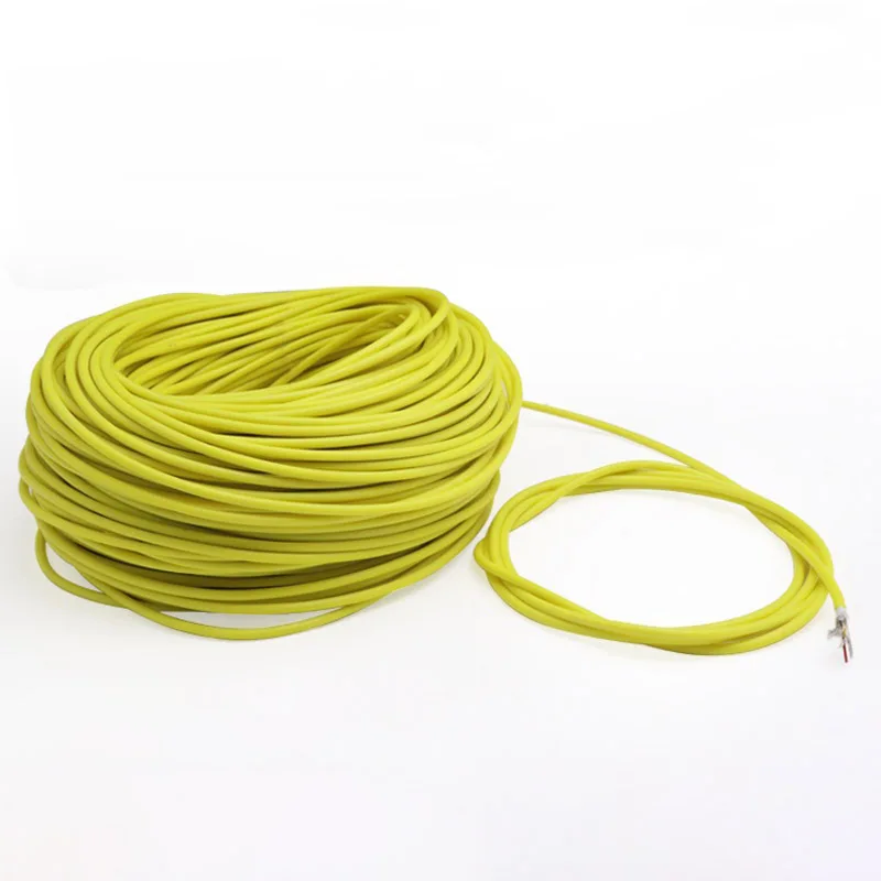 1M 2-Core 7x0.2 mm2 filo schermato in Silicone cavo per termocoppia cavo in PTFE tipo K fibra di vetro a trefoli 200 gradi. C