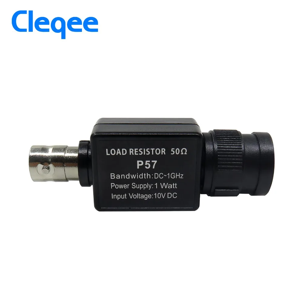 Cleqee P57 1PCS 50Ohm Feed Through Terminator BNC Female seat 50KY device Q9 adapter