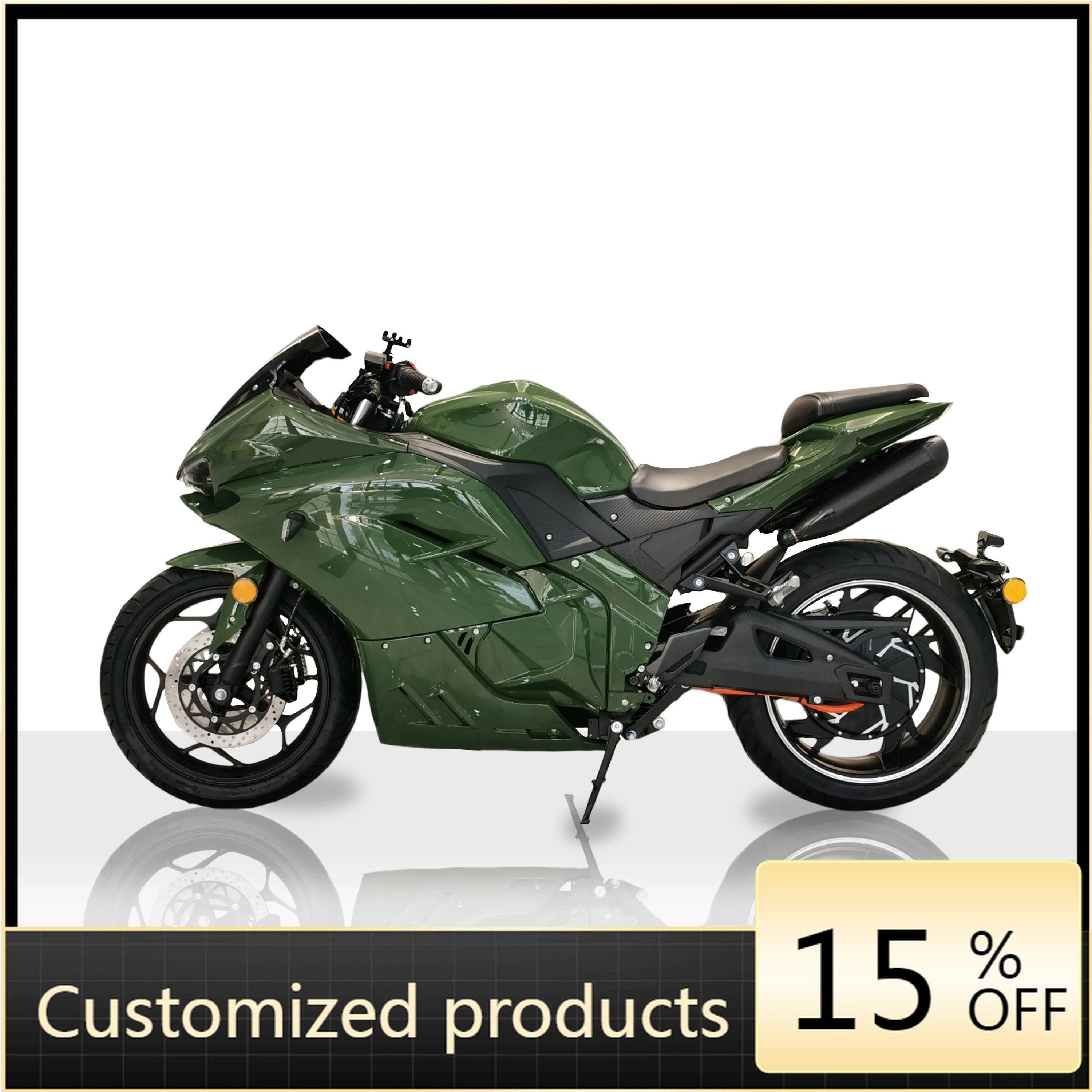 

Luyuan Smart Vintage DK Central Motor 8000W Racing Speed 150KM/H Electric Motorcycle Bicycle