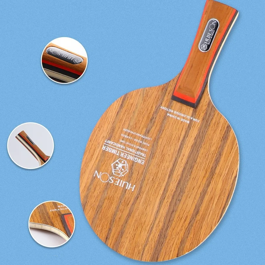 

(1pcs) Wooden Table Tennis Racket High Elastic Wood Racket Ping-pong Paddle Base