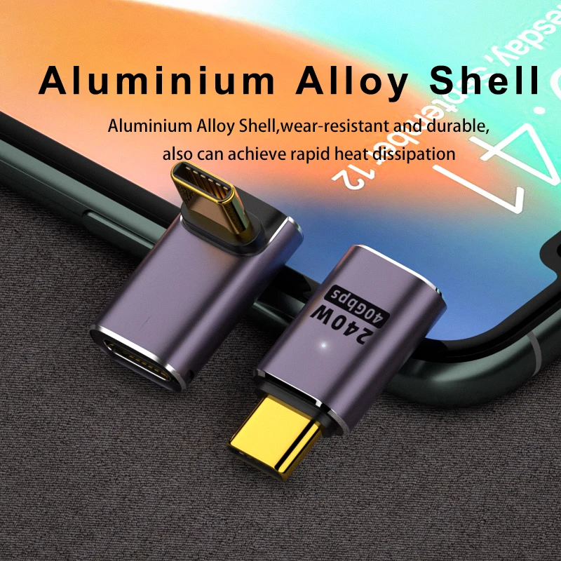 USB4.0 40Gbps Type C to USB C PD3.1 Adapter Connector 240W 8K@60Hz Fast Charging Converter for MacBook Pro MPS5 Nintendo Switch image 5