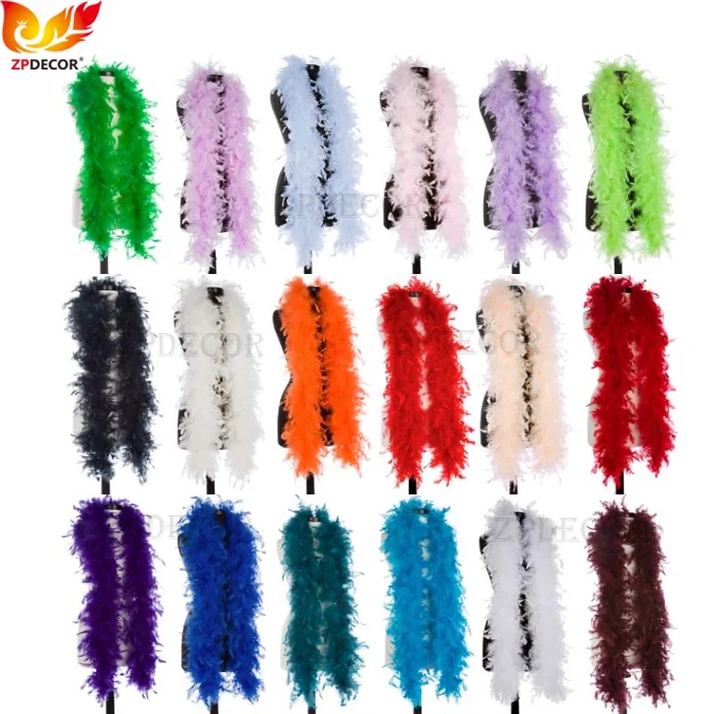 

Wholesale 40 Gram Chandelle Feathers Boas 2 meters per piece for Carnival