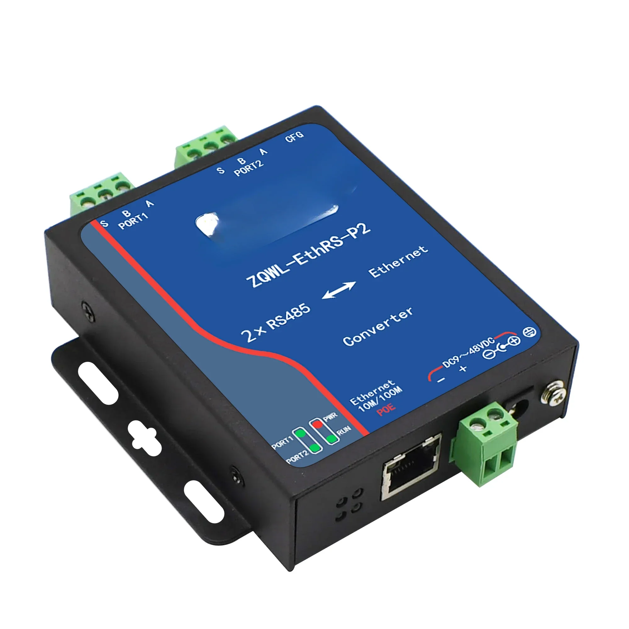 

POE Serial Server 2-way RS485 to Ethernet Modbus TCP