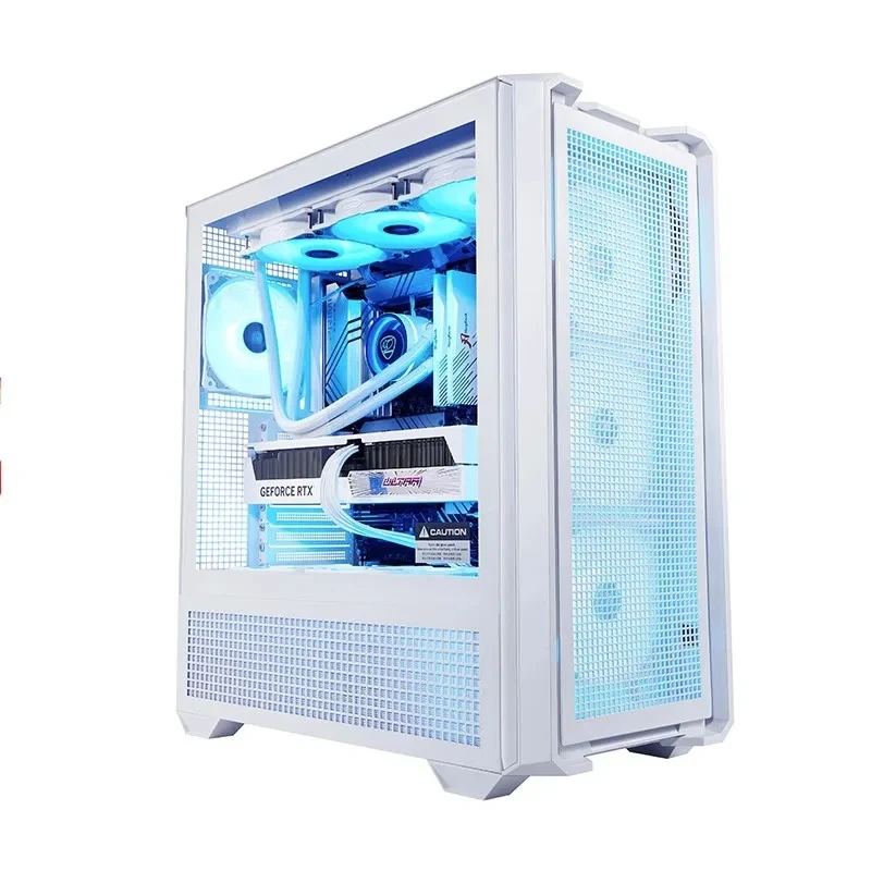 MX600 desktop computer case, full-side transparent EATX full tower 360 water-cooled e-sports host case