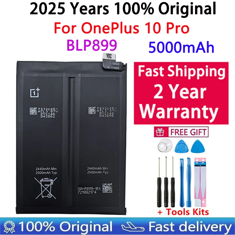 100% Original Replacement Battery For OnePlus 1+ Nord N100 N10 X 1 2 3 3T 5 5T 6 6T 7 7T 8 8T 9 9R 10 Pro Plus Bateria Batteries image 6