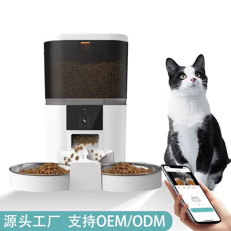 

Suitable forPet intelligent feeder, cat and dog automatic feeding machine, visual monitoring, timing and quantification, remote