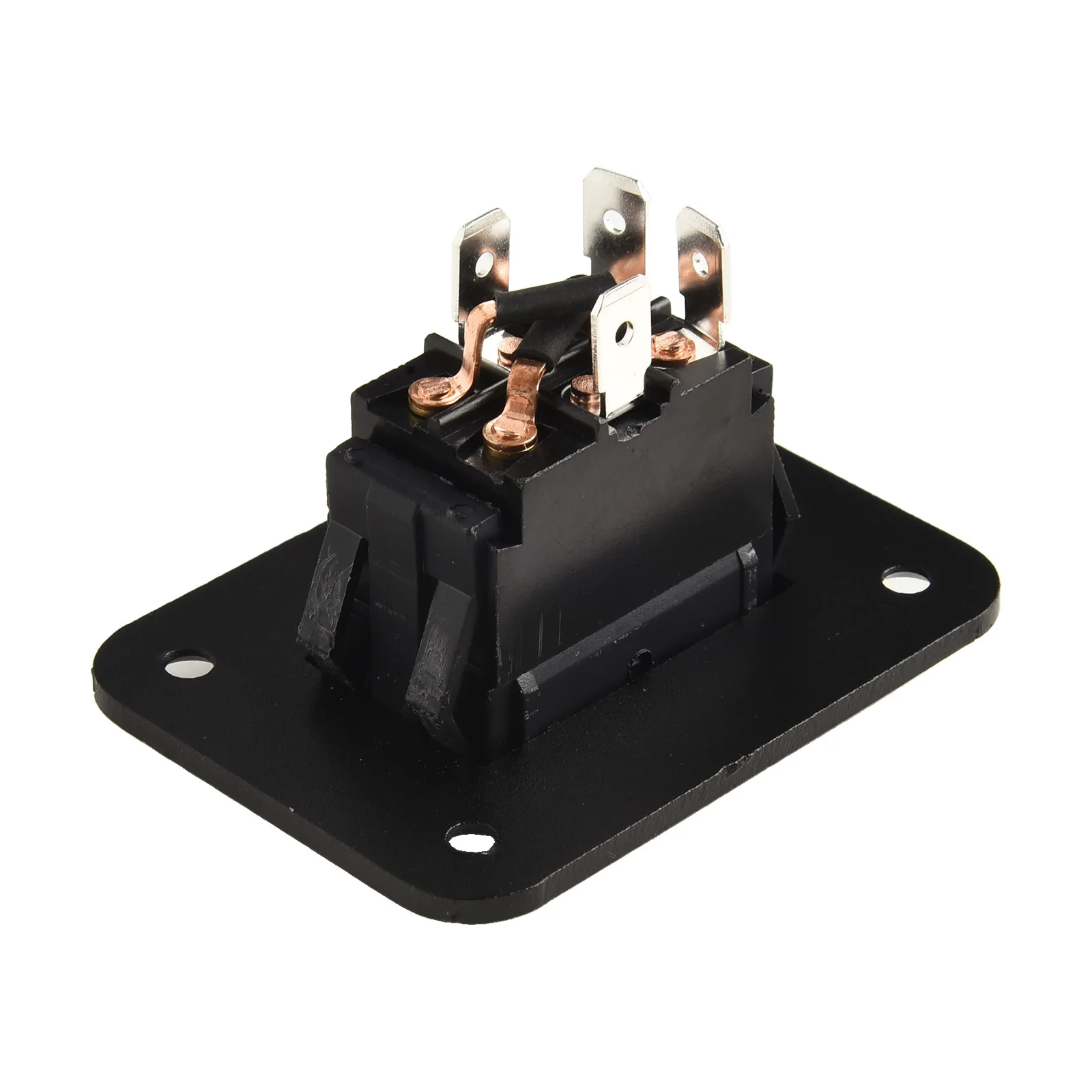 

Color: Black DPDT Switch 4 Pin Rocker Switch Forward Reverse Switch 20A 50VDC Rated Power 4-pin Switch Brass Terminals