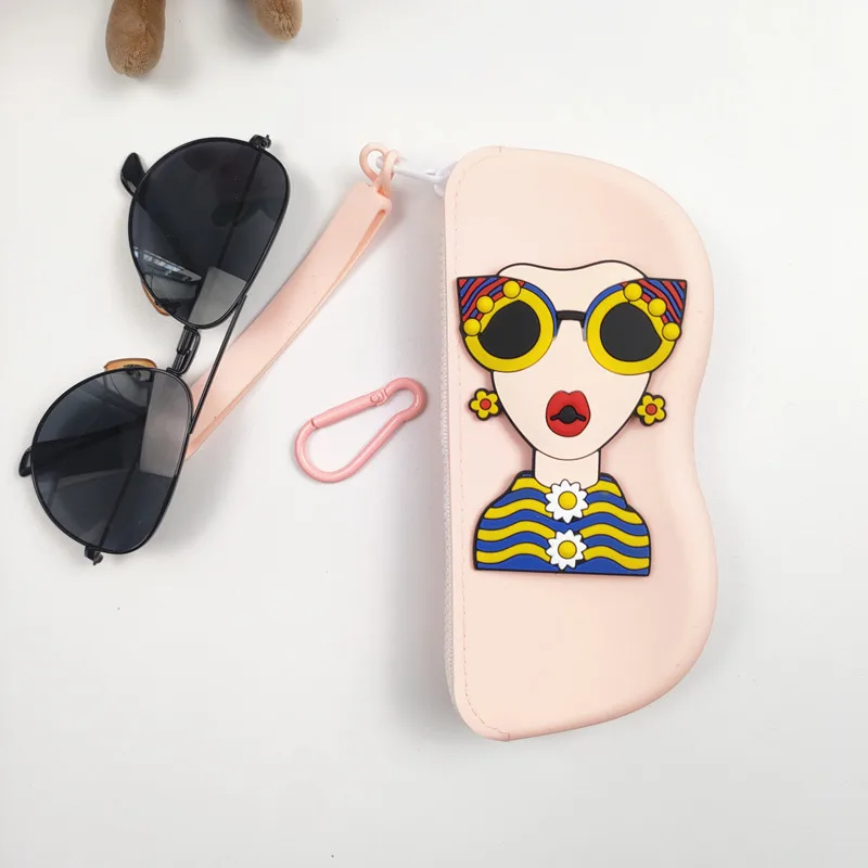 ใหม่แบบพกพากันน้ําซิลิโคนแว่นตา Simple TO Store พร้อมที่จับแขวนเหมาะสําหรับเดินทาง B2