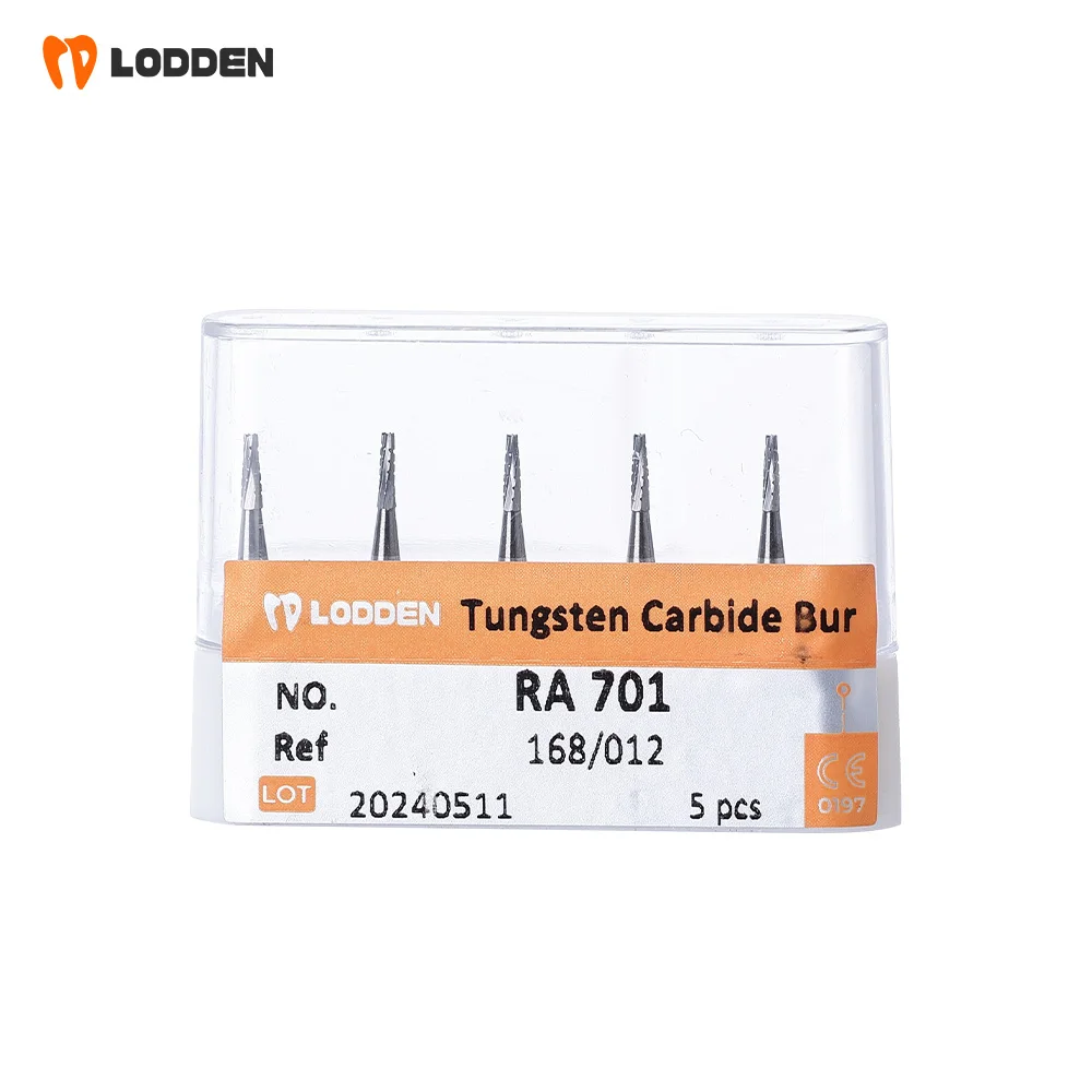 5pcs/Box Dental Tungsten Carbide Burs RA702 Dentistry Grinding Drills Low Speed for RA CA Shank for Bending Handle Tools - Image 3