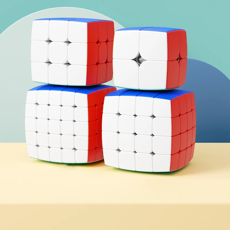 Sengso Giocattoli di vendita caldi Pane Serie colorata Cubo magico senza adesivi per bambini Puzzle educativi Giocattolo agitarsi per bambini di alta qualità