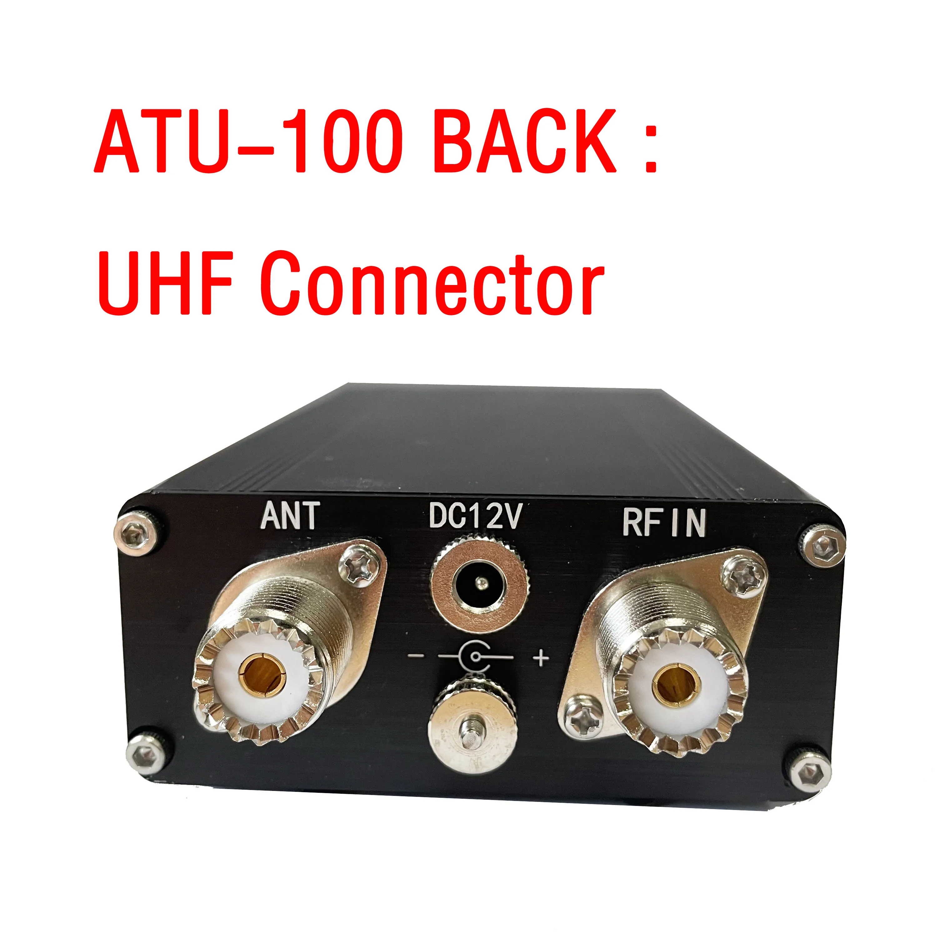 ATU-100 Antenna Tuner 1.8-50MHz atu100 by N7DDC 7x7 0.96 Inch OLED 3.2 Firmware Programmed with Housing Assembled Machine