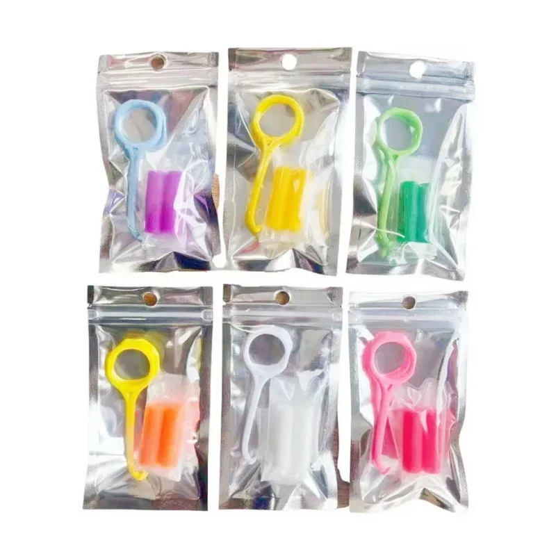 5/10PCS Colorful Dental Silicone Brace Extractor Aligner Chewies set for Aligner Tray Seats Teeth Aligner Removal Tool