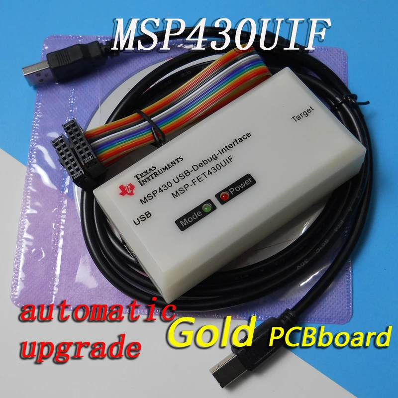 MSP430 에뮬레이터 MSP-FET430UIF USB 디버그 인터페이스 프로그래머, JTAG, BSL, SBW 포트, 지지대 다운로드 디버그 MCU 칩, IAR CCS 버전