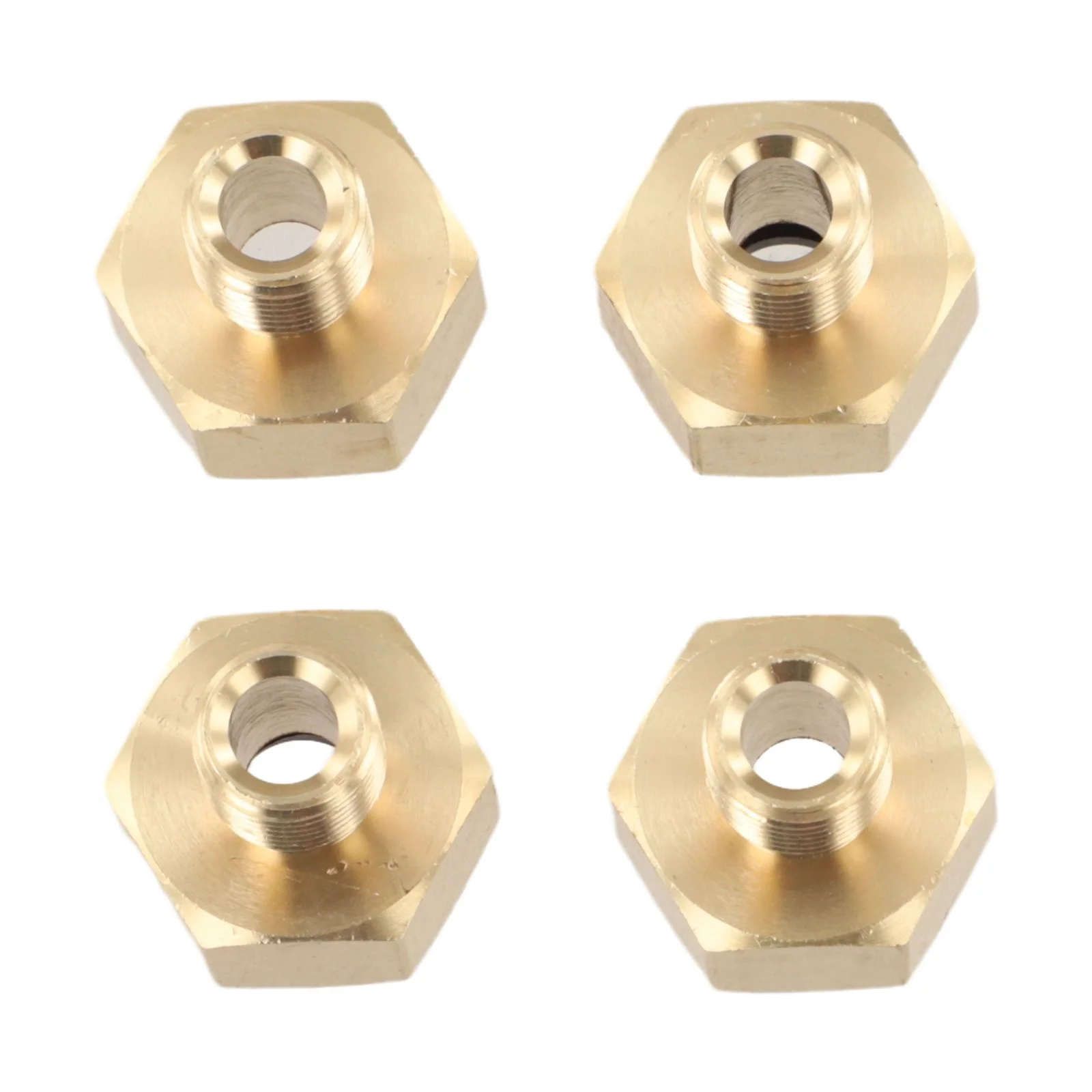 Brass gas canister adapters 4 pieces 12 turn right 14 turn left for camping stoves quick connect outdoor cooking accessory