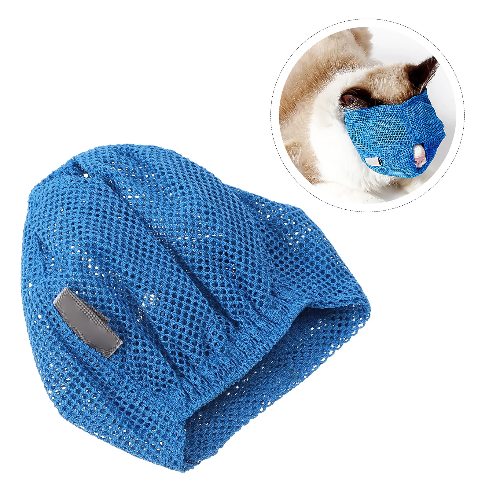 

1Pcs Anti-Bite Cat Mask Breathable Premium Lightweight Pet Mouth Cover for Medicine Administering Home Use Kitty Muzzle