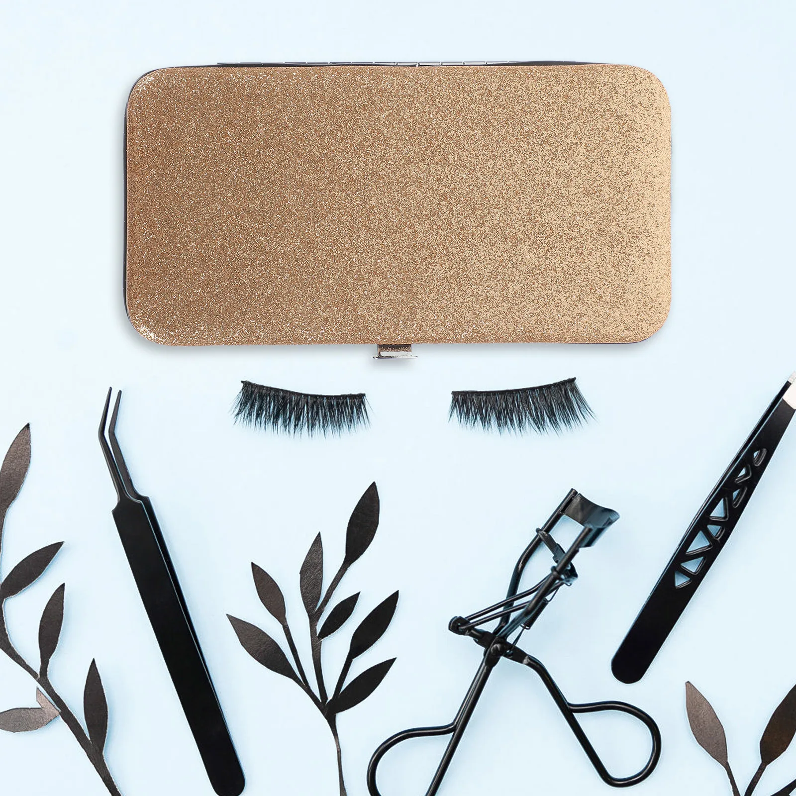 まつげピンセットケース 高品質の空のポーチ まつげエクステンションツール用 保護収納用