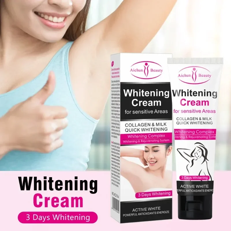 

Armpit Body Whitening Cream Underarm Knee Dark Skin Whitening Bleaching Cream Moisturizing Brighten Body Lotion For Women Men