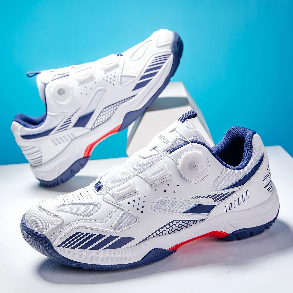 Professional Adult Badminton Shoe Breathable and Non Slip Men's Competition Table Tennis Shoes Designer Indoor Court Shoe Unisex