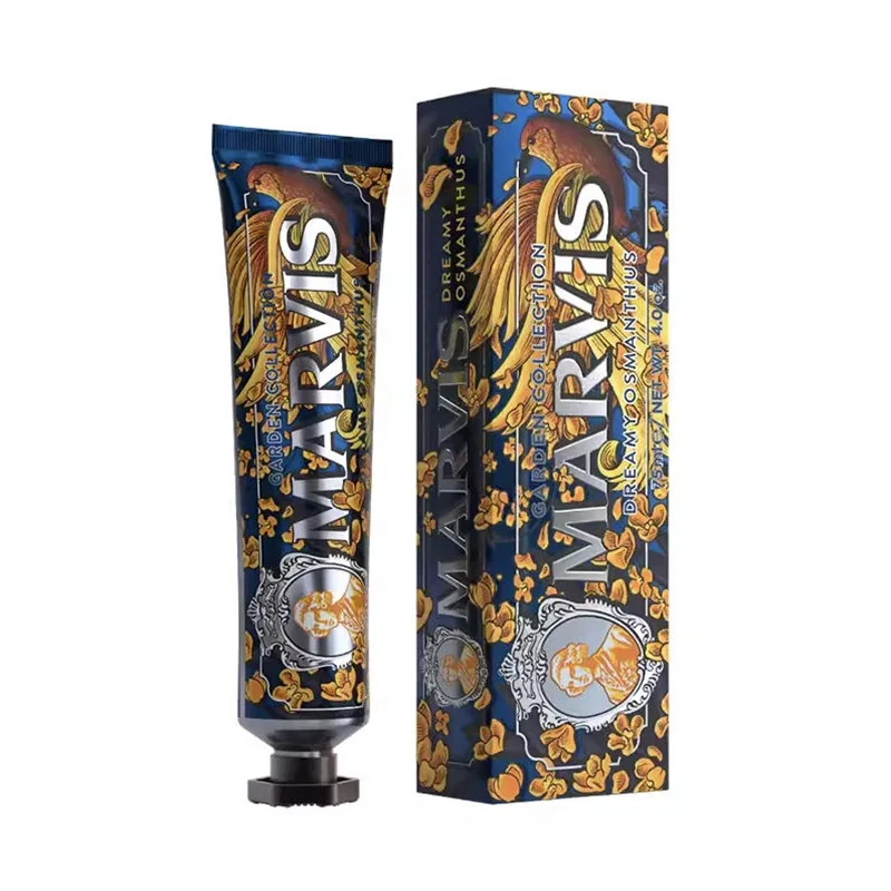 Marvis Whitening Healtmint Verfrissende Adem Tandpasta Italië Origineel 75ml Verwijdert Rookvlekken Vergeling Tandpasta Tanden Witter