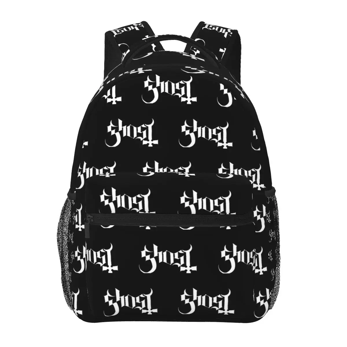 Rock Band Ghost BC Backpacks Boys Girls Bookbag Students School Bags Cartoon Travel Rucksack Shoulder Bag Large Capacity