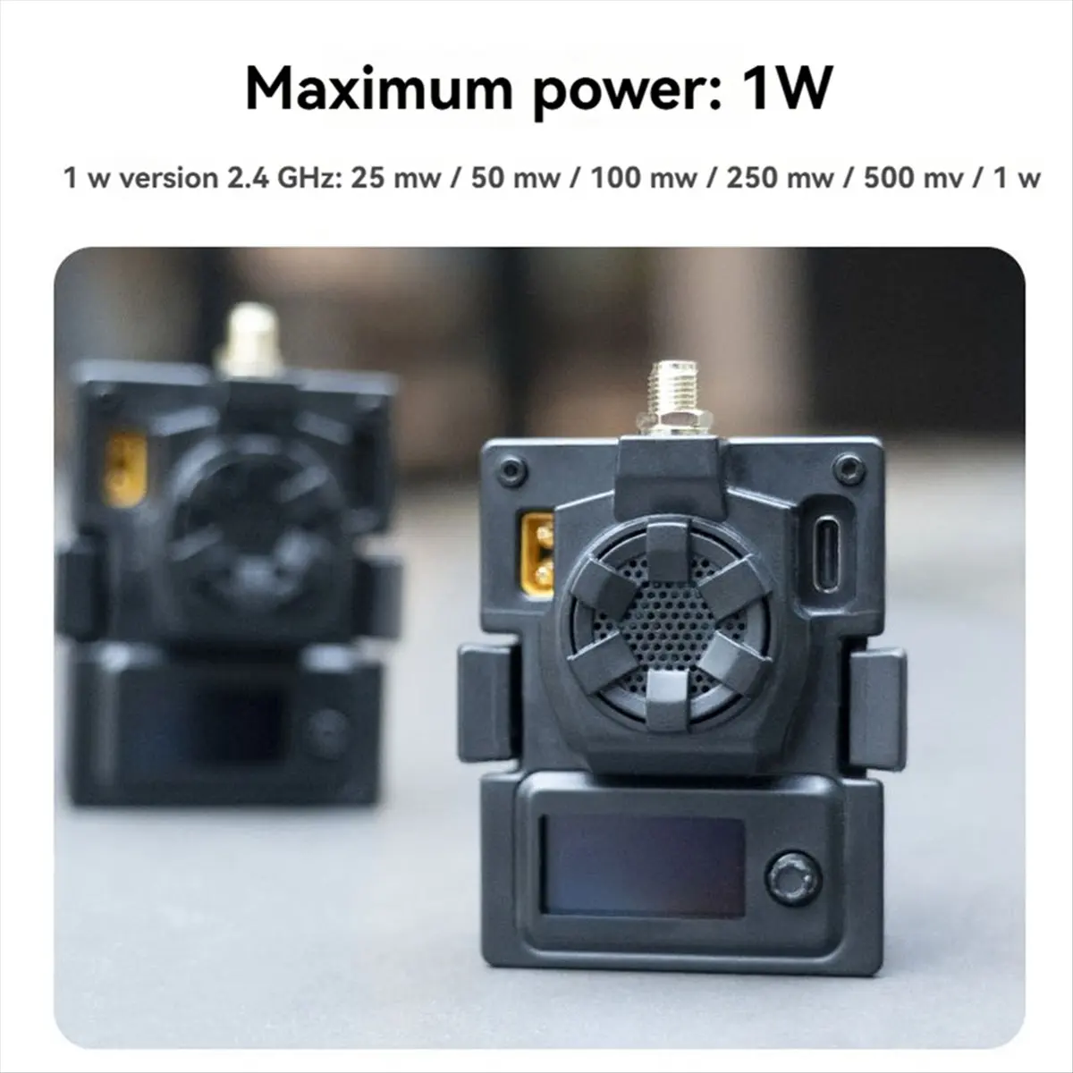 Micro-TX V2 Module for FPV Radio Transmitter Drone Quadcopter Enhanced Range Improved Signal Stability 915MHZ