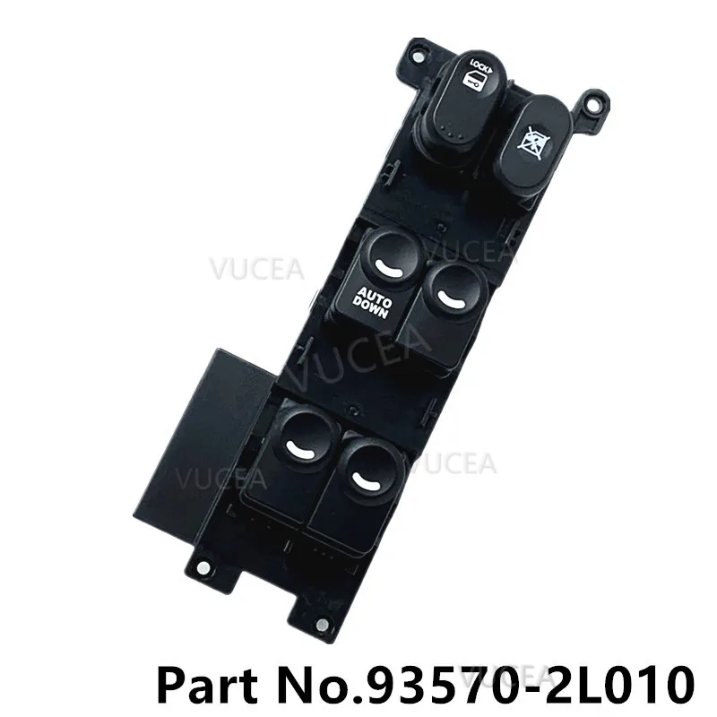 

935702L010 93570-2L010 Window litfer switch driver's side For Hyundai i30 I30cw 2008 2009 2010 2011 Front left control switch