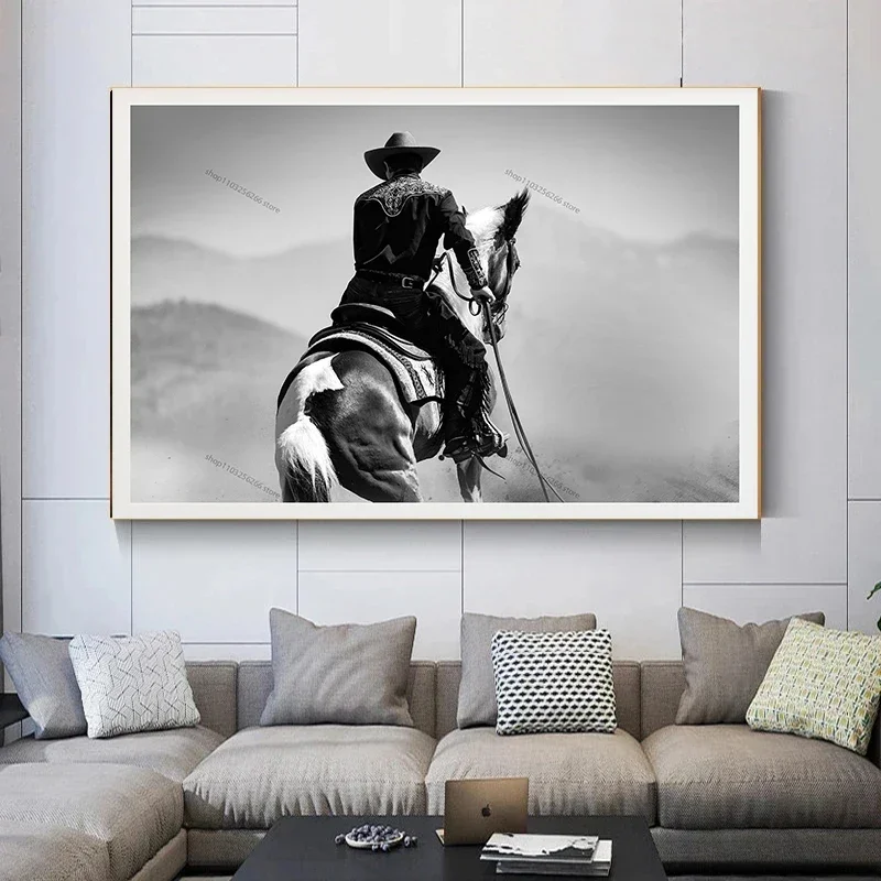 Black and White Winter Snow Mountain Ski Lift|Alps Ski Labdscape Poster Canvas Painting Wall Art Gift for Living Home Decoration