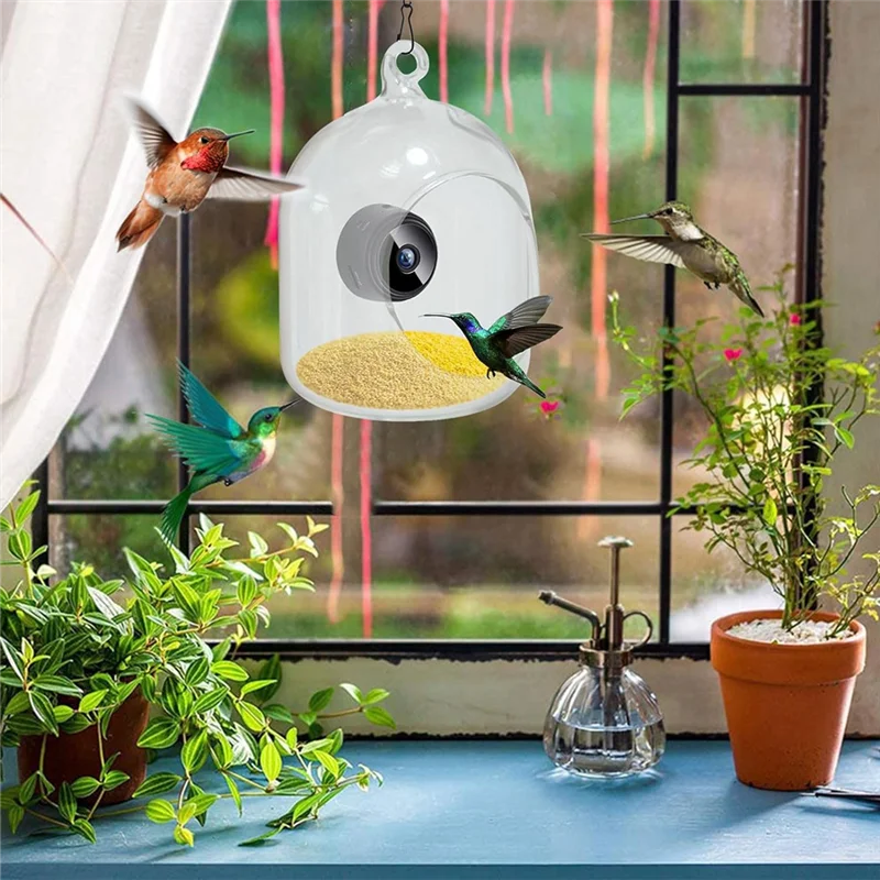 

Bird Feeder With Camera Night-Version Video Camera Bird Feeder, Wifi Remote Connection Camera Bird Feeder With Phone Easy To Use
