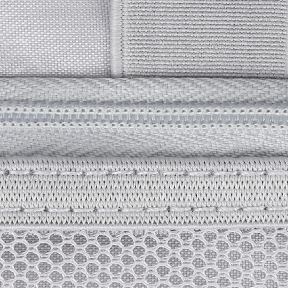 

Grey Mini Size Electronics Organizer Pouch Waterproof Material Compact Case for Memory Phones Batteries USB Cables